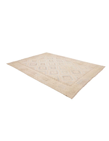 Rug Kilim Afghanistan 209x290 Beige Cream Ivory