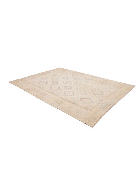 Rug Kilim Afghanistan 209x290 Beige Cream Ivory