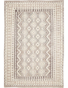 Rug Kilim Afghanistan 205x294 Cream Beige Dark