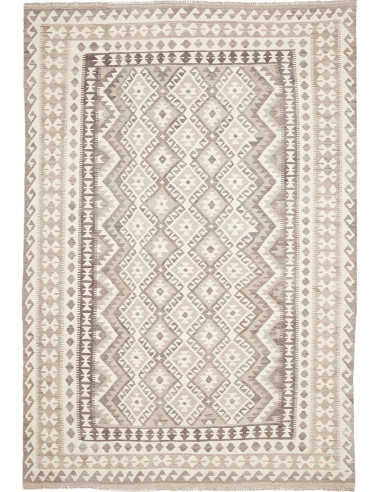 Rug Kilim Afghanistan 205x294 Cream Beige Dark
