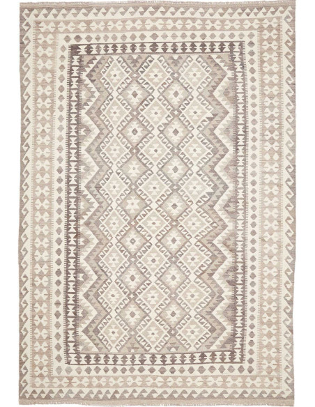 Rug Kilim Afghanistan 205x294 Cream Beige Dark