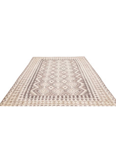 Rug Kilim Afghanistan 205x294 Cream Beige Dark 2