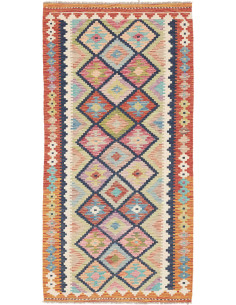 Rug Kilim Afghanistan 100x195 Terracotta Orange