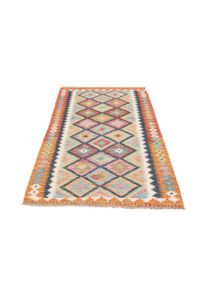 Rug Kilim Afghanistan 100x195 Terracotta Orange