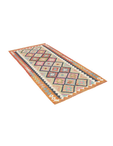 Rug Kilim Afghanistan 100x195 Terracotta Orange