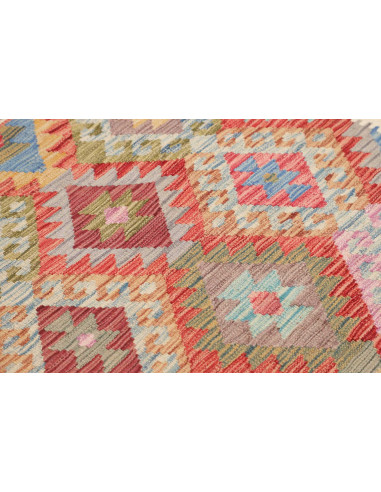 Rug Kilim Afghanistan 153x147 Terracotta Red Cr