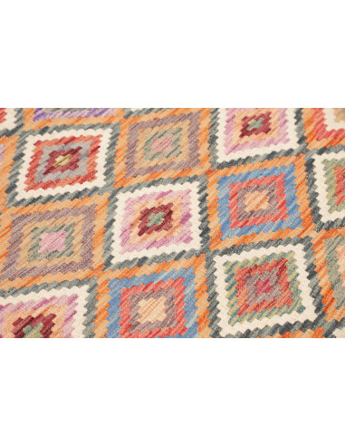 Rug Kilim Afghanistan 151x149 Dark Blue Orange