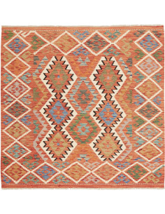 Rug Kilim Afghanistan 150x151 Terracotta Orange