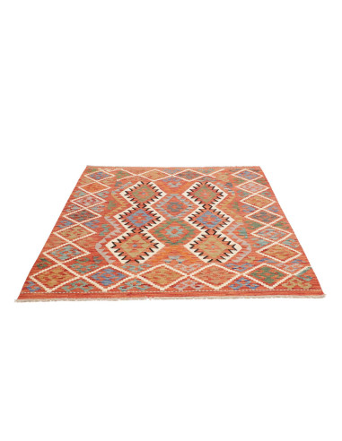 Rug Kilim Afghanistan 150x151 Terracotta Orange