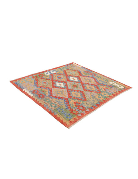 Rug Kilim Afghanistan 149x154 Red Orange Blue G