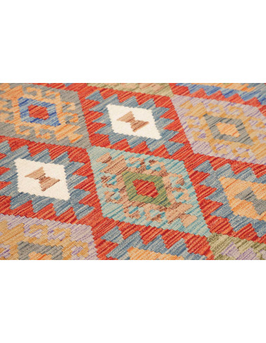 Rug Kilim Afghanistan 149x154 Red Orange Blue G