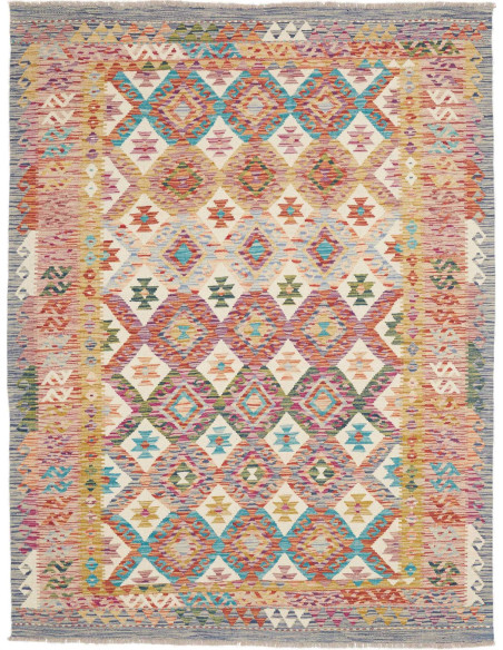 Rug Kilim Afghanistan 155x204 Multicolor Vibran