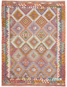 Rug Kilim Afghanistan 151x198 Vibrant Multicolo