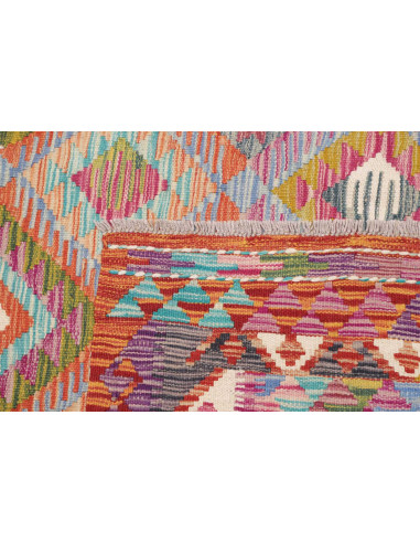 Rug Kilim Afghanistan 151x198 Vibrant Multicolo