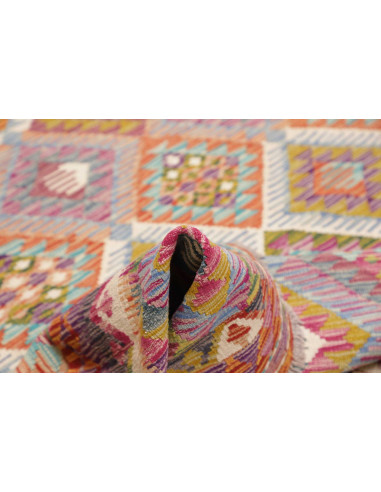 Rug Kilim Afghanistan 151x198 Vibrant Multicolo