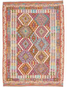 Rug Kilim Afghanistan 150x203 Burnt Orange Terr
