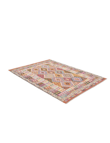 Rug Kilim Afghanistan 150x206 Cream Orange Blue