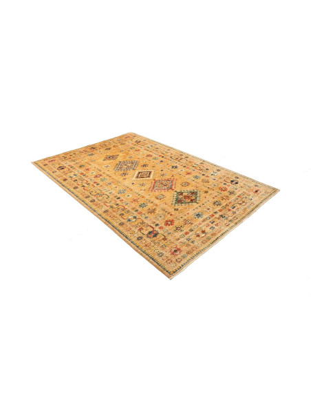 Kazak Fine 147x214 Cm Kazak Fine, Pakistan, Hand-carded
