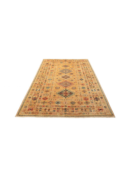 Kazak Fine 147x214 Cm Kazak Fine, Pakistan, Hand-carded