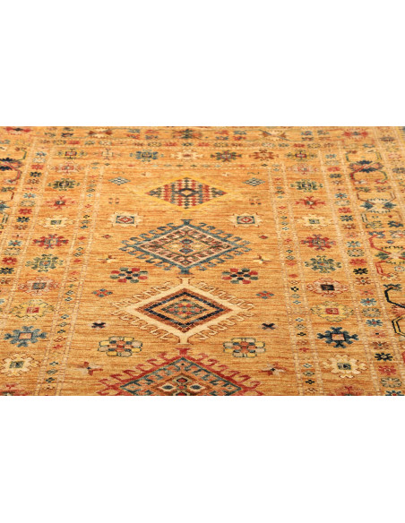 Kazak Fine 147x214 Cm Kazak Fine, Pakistan, Hand-carded
