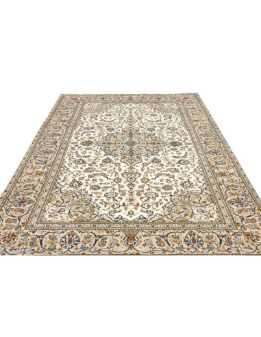 Tappeto Kashan Persia beige grigio 192x285