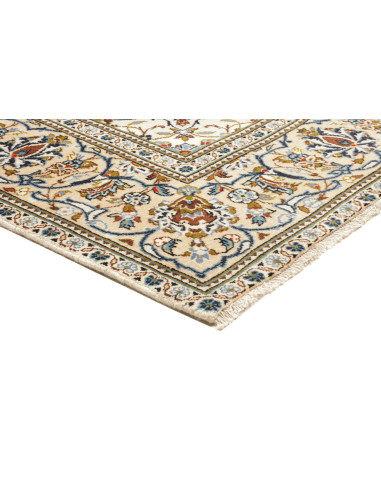 Tappeto Kashan Persia beige grigio 192x285