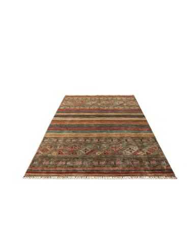 Rubin 168x232 Cm Rubin, Pakistan, Hand-carded Wool warp: