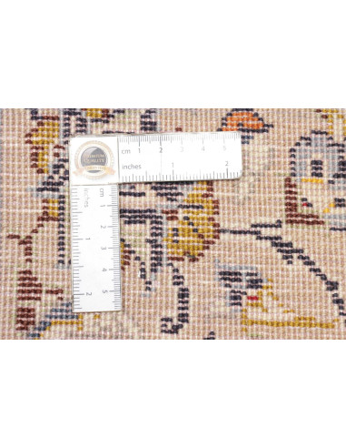 Tappeto Kashan Persia beige grigio 192x285