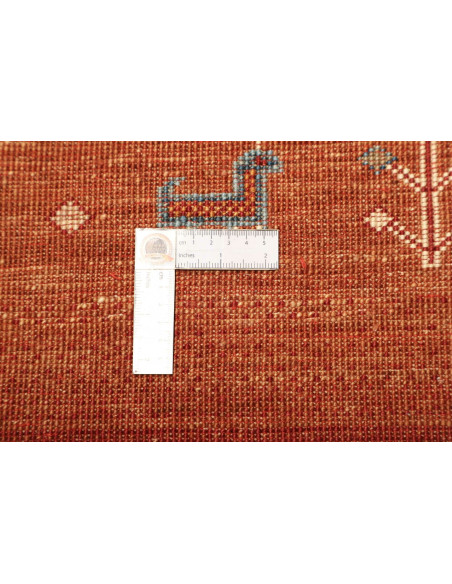 Tappeto Siva Pakistan 250x298 Rosso Terracotta