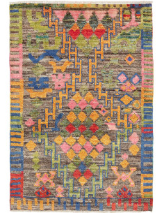 Tappeto Gabbeh Marrakech Pakistan 99x142 Marron