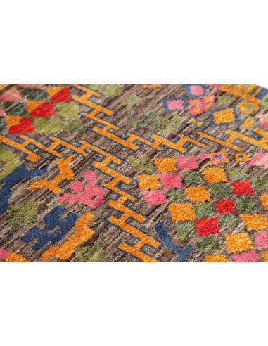 Tappeto Gabbeh Marrakech Pakistan 99x142 Marron