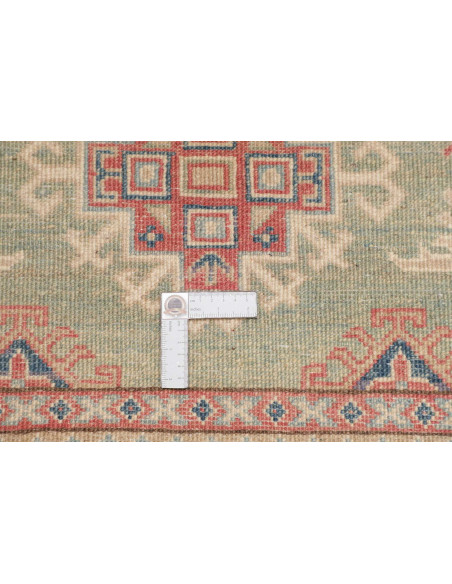 Rug Kazak Afghanistan 100x146 Sage Green