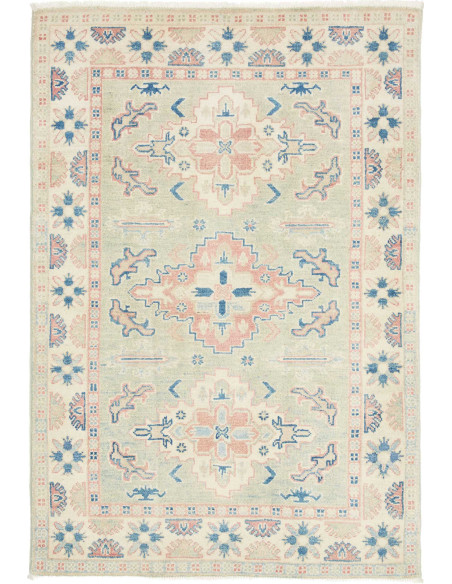 Rug Kazak Afghanistan 99x147 Light Sage