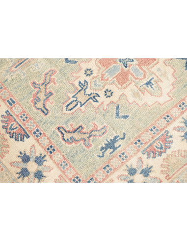 Rug Kazak Afghanistan 99x147 Light Sage