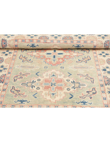 Rug Kazak Afghanistan 99x147 Light Sage