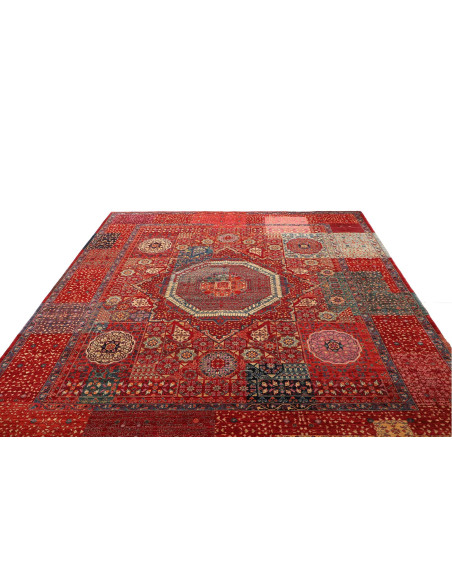Tappeto Mamlouk Pakistan 251x294 Rosso Blu