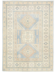 Rug Kazak Afghanistan 104x145 Sky Blue