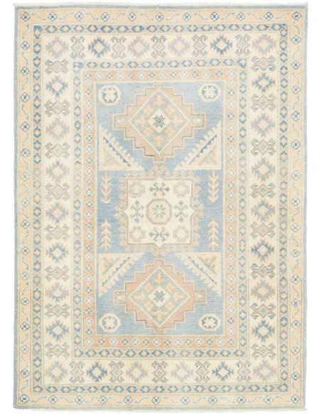 Rug Kazak Afghanistan 104x145 Sky Blue