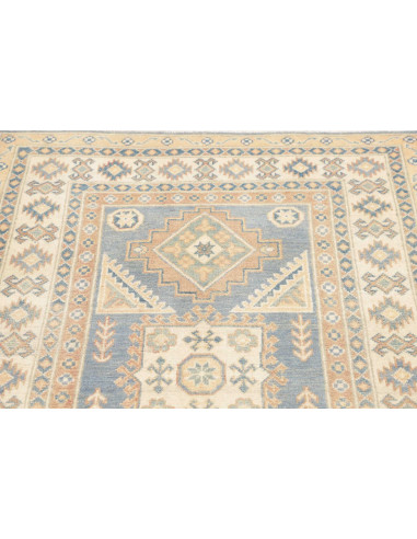 Rug Kazak Afghanistan 104x145 Sky Blue