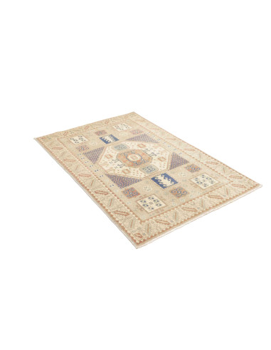 Rug Kazak Afghanistan 102x150 Cream Beige