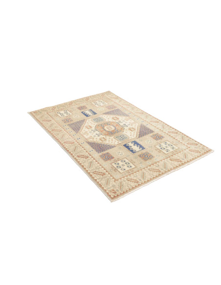 Rug Kazak Afghanistan 102x150 Cream Beige