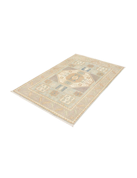 Rug Kazak Afghanistan 100x150 Light Blue