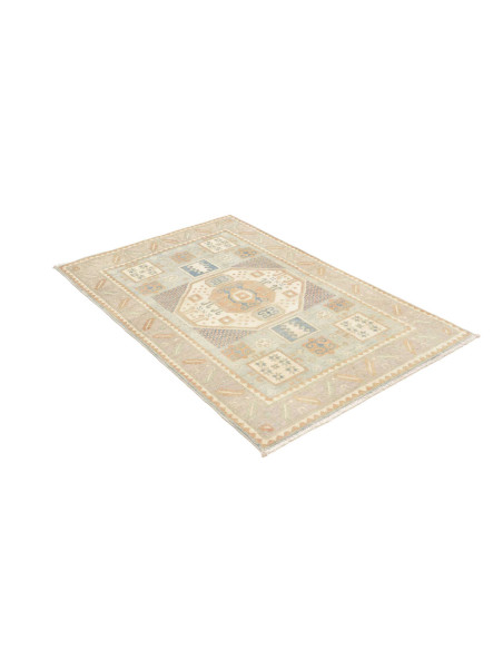 Rug Kazak Afghanistan 100x150 Light Blue