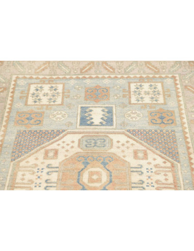 Rug Kazak Afghanistan 100x150 Light Blue