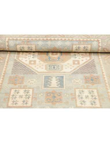 Rug Kazak Afghanistan 100x150 Light Blue