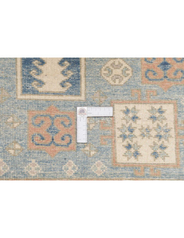 Rug Kazak Afghanistan 100x150 Light Blue