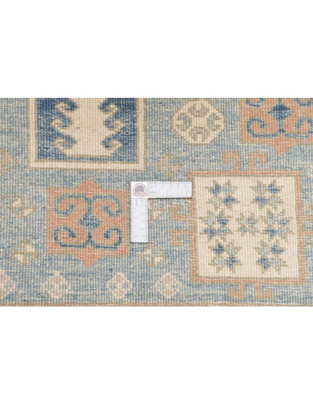 Rug Kazak Afghanistan 100x150 Light Blue