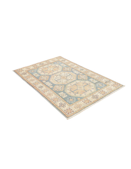 Rug Kazak Afghanistan 102x153 Sky Blue