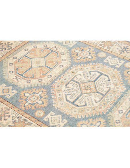 Rug Kazak Afghanistan 102x153 Sky Blue