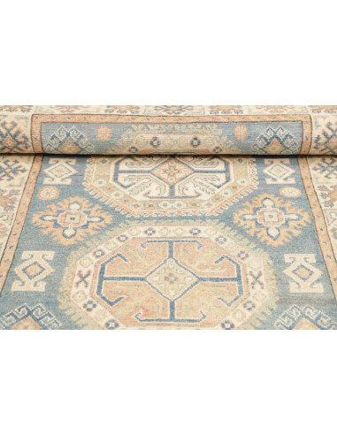 Rug Kazak Afghanistan 102x153 Sky Blue